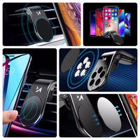 Wozinsky Magnetic Phone Hoidja jaoks Air Vent, Must (WCH-02)