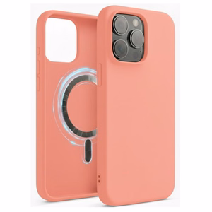 Telefoni ümbris „TM MagSafe Silicone“ iPhone 15 Pro Max jaoks / Guava /