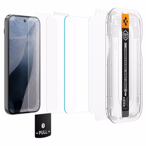 Spigen Glas.tR EZ Fit Pro AC 2-Pack karastatud kaitseklaaside komplekt Google Pixel 11 Pro XL telefonile (2 tk)
