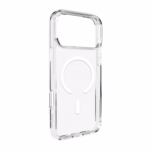 Puro Lite Mag TPU+PC Ümbris Compatible with MagSafe jaoks iPhone 17 Pro - Läbipaistev with Valge Ring