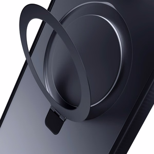 3mk Smoke Ümbris Mag&Stand jaoks Samsung Galaxy S25 Ultra - must