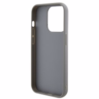 Guess Sequin Script Metal ümbris jaoks iPhone 15 Pro Max - hõbedane