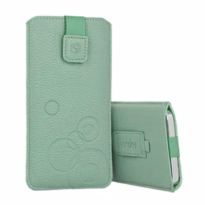 WONDER Deko Pouch Ümbris (Size S) jaoks Nokia 105 2019/150/216 roheline