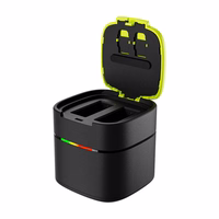 TELESIN Box dual-channel laadija jaoks GoPro Hero 12/ 11 / 10 / 9 (fast charging)