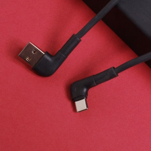 Maxlife MXUC-09 angle cable USB - USB-C 1,0 m 3A must