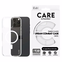 CARE by PanzerGlass Flagship Ümbris iPhone 16 Pro Max 6.9" valge/valge MagSafe 1340