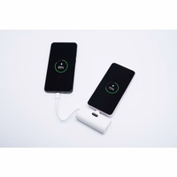 Powerbank Forcell F-Energy Power Plug F5K3 PD 20W 5000 mAh with built-in connector USB C valge