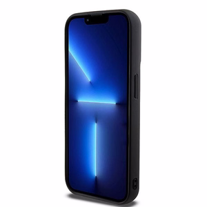 DKNY 3D Rubber Repeat Pattern ümbris jaoks iPhone 15 Pro Max - must
