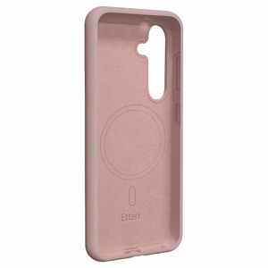 Etteri Silikoon Mag ümbris for Samsung Galaxy S25 heleroosa