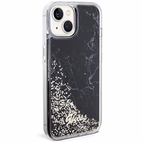 GUESS ümbris jaoks IPHONE 13 / 14 / 15 GUHCP14SLCSGSGK (Liquid Glitter Marble) must
