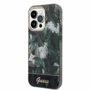 Guess Jungle Collection ümbris jaoks iPhone 14 Pro Max - roheline