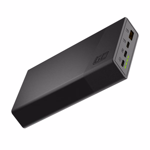 Green Cell GC PowerPlay 20S akupank, 20 000 mAh, 22,5 W, PD, USB-C, kiirlaadimine, Panther Black
