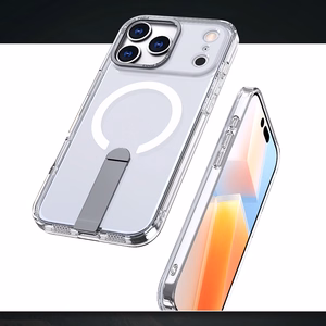 Hybrid Armor X ümbris Samsung Galaxy S25 FE jaoks alusega, MagSafe'iga ühilduv, läbipaistev