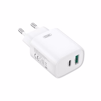 XO wall laadija CE30 PD 30W 1x USB-C 1x USB valge
