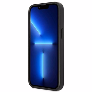 Чехол Guess Saffiano 4G Small Metal Logo для iPhone 13 Pro / 13 6.1" - чёрный