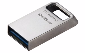 Kingston DataTraveler 256GB Micro 200MB/s metallist USB 3.2 Gen 1 mälupulk