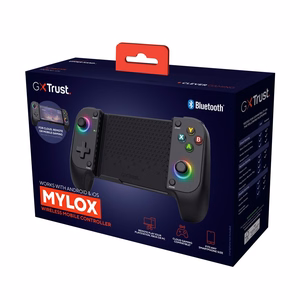 Trust GXT 735 Mylox must Bluetooth mängupult analoog / digitaal Android, iOS