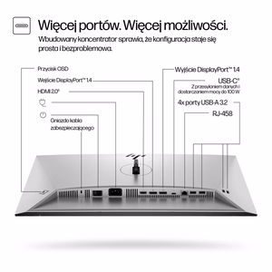 HP Series 7 Pro 24-tolline WUXGA USB-C monitor - 724pu