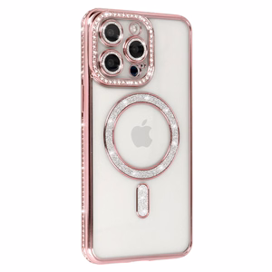 Bling Magsafe Ümbris jaoks Iphone 14 Pro roosa