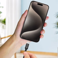 Blavec Kaabel Raptor braided - Type C to Type C - PD 60W 3A 0,25 metres Apple CarPlay/Android Auto (CRA-CC3BG025) must-hall