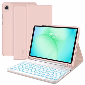 Tech-Protect SC Pen Case for Samsung Galaxy Tab A9+ / A11+ Plus 11.0 X210 / X215 / X216 / X230 / X235 / X236 - Pink