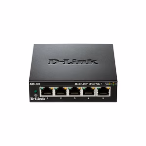 D-Link Ethernet Switch DGS-105/E Unmanaged Desktop Gigabit Ethernet (copper) ports quantity 5 60 month(s)