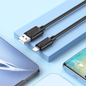 Cable USB A to Lightning Hoco 2,4A 2 m X88 black