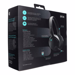 Mustad juhtmevabad kõrvaklapid Sennheiser Epos C50
