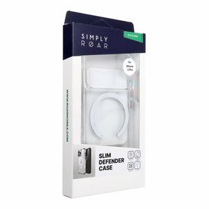 ROAR case SLIM DEFENDER compatible koos MagSafe jaoks IPHONE 17 Pro läbipaistev