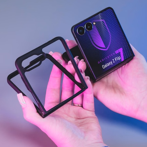 3mk Satin Armor Ümbris+ jaoks Samsung Galaxy Z Flip 7 - Läbipaistev Must