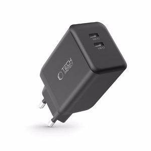 Tech-Protect NC45W-GAN 2-PORT PD45W wall laadija - must