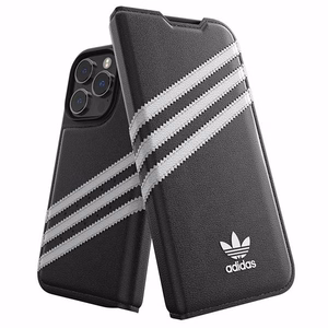 Adidas OR Booklet Ümbris PU iPhone 14 Pro must/valge 50196