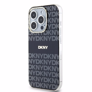 DKNY IML Mono & Stripe MagSafe ümbris jaoks iPhone 15 Pro - must