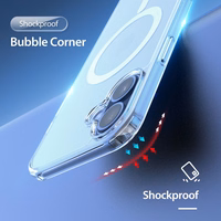 DUX DUCIS ümbris CLIN MAG compatible with MagSafe jaoks IPHONE 16 Plus läbipaistev