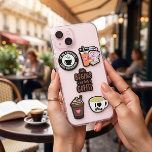 3D kleebis Coffee 5 tk komplekt