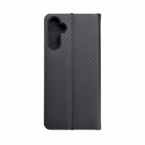 Flip чехол для Samsung A14 4G / A14 5G Luna Book Carbon черный