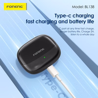 Foneng Bluetooth Kõrvaklapid TWS BL138 must