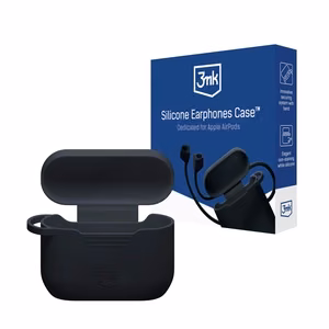3mk Силиконовый чехол для AirPods Pro 3 - чёрный