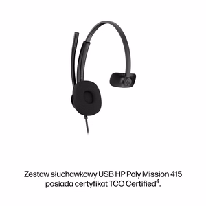 HP Poly Mission 415 USB juhtmega peakomplekt