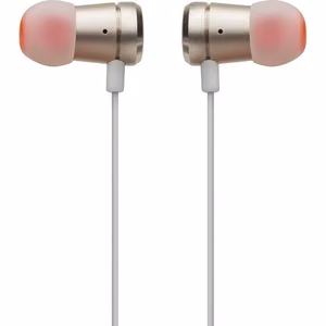 Проводные наушники JBL T290 с микрофоном, Jack 3,5mm, золотые