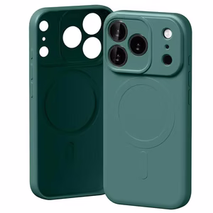 Mercury полусиликоновый Magsafe iPhone 17 Pro / 18 Pro зеленый