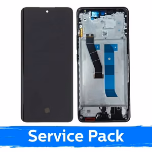 LCD Display Compatible Xiaomi Redmi Note 15 4G (EU version) Black with Frame (Service Pack)