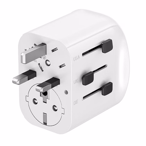 Gembird TPA-EU2A1C15-01-W maandatud universaalne reisiadapter, 15 W, valge