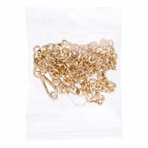 CHAIN #81 Phone lanyard, Phone pendant / cord length 80cm (40cm in the loop) / on neck - kuldne