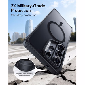 ESR Classic hübriid MagSafe ümbris Samsung Galaxy S26 Ultra jaoks - must