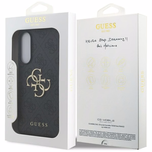 GUESS ümbris jaoks SAMSUNG S25 Edge GUHCS25E4GMGGR (4G PU Big Logo) must