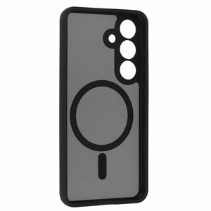 Full Matte Mag Cover jaoks Samsung Galaxy S25 must