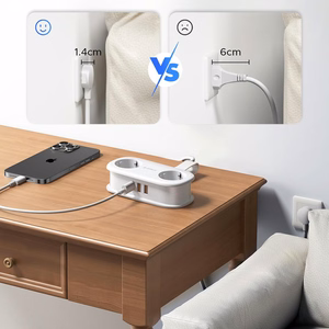 Orico AP3 20W GaN 5in1 Power Strip 2x AC + 2x USB-A + 1x USB-C - White