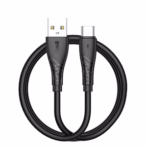 BWOO кабель USB - USB-C 1m 27W 3A черный BO-X318C