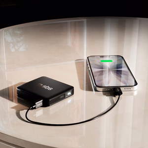 SBS HD 10W 5000mAh USB-C Akupank koos LCD Ekraan - must